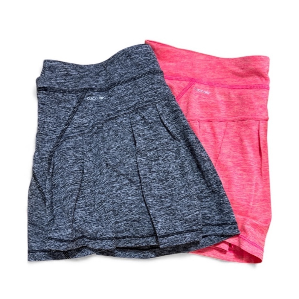 Xersion 2 Gray and Pink Athletic Skorts size XL quick dri. New